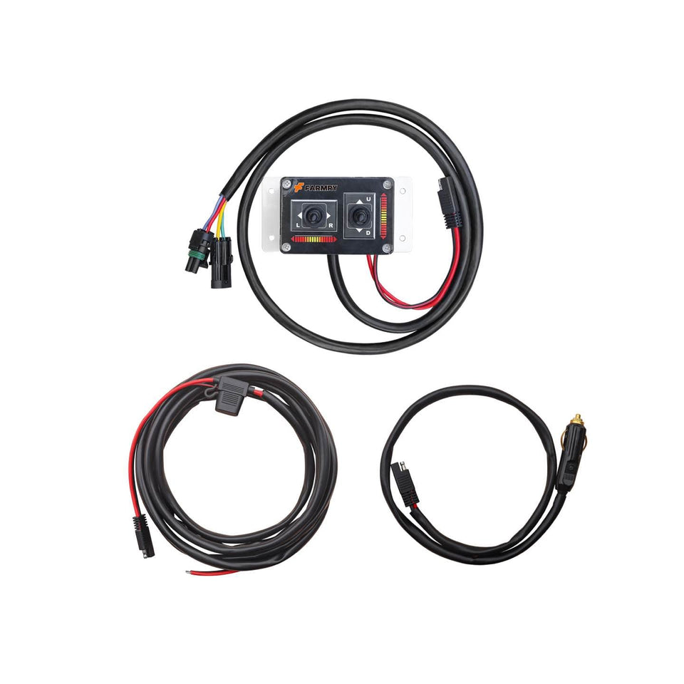 (1 Set/Kit) Snow Blower Wiring Harness With Control Box Of 12-VOLT ELECTRONIC CHUTE ROTATOR FOR SSB60/SSB72/SSB84/TSB48/TSB60/TSB72/TSB84(SKU:104401A/104402A/104403A/104301A/ 104302A/104303A/104304A)